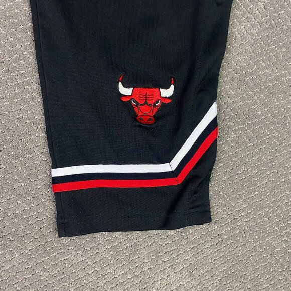 Vintage Nike Chicago Bulls Tear Away Basketball Pants Men's Large Black NBA - Picture 4 of 12
